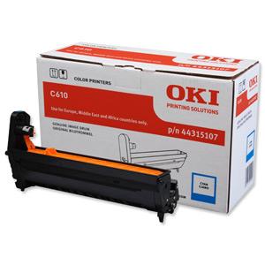 Genuine Oki 44315107 (C610) Cyan Drum Unit (VAT included)