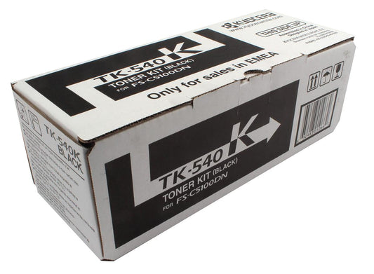 Genuine Kyocera TK-540K (1T02HL0EU0) Black Toner Cartridge (VAT included)