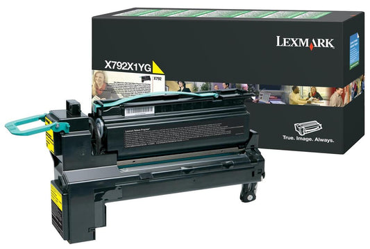 Genuine Lexmark X792X1YG  Yellow Toner Cartridge (VAT included)