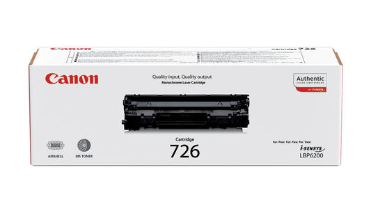 Genuine Canon 726B (3483B002) Black Toner Cartridge (VAT included)