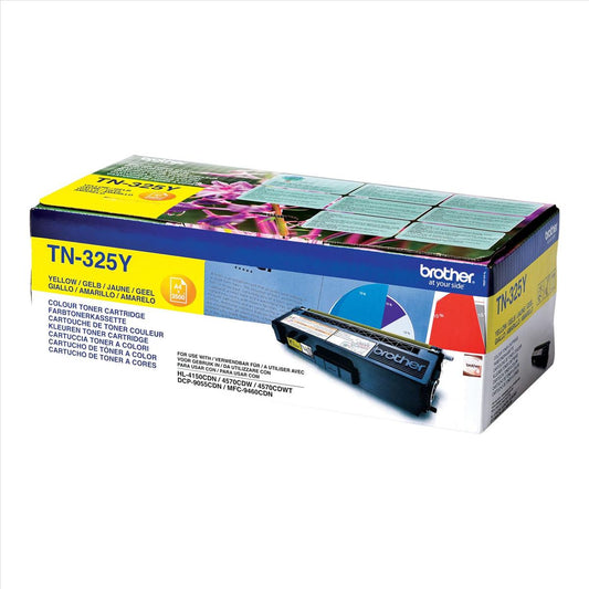 Genuine Brother TN325Y (TN-325Y) Yellow Toner Cartridge (VAT included)