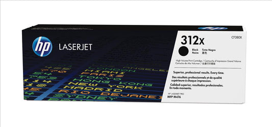 Genuine HP CF380X (312X) Black High Capacity Toner Cartridge