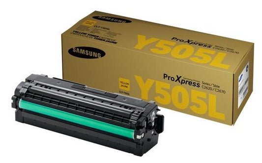 Genuine Samsung CLT-Y505L (SU512A) Yellow Toner Cartridge (VAT included)