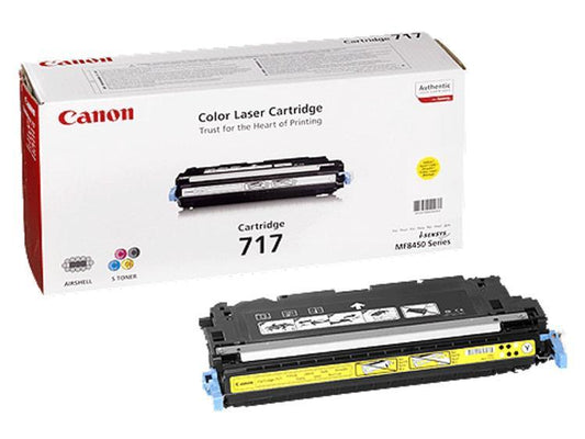 Genuine Canon 717Y (2575B002) Yellow Toner Cartridge (VAT included)