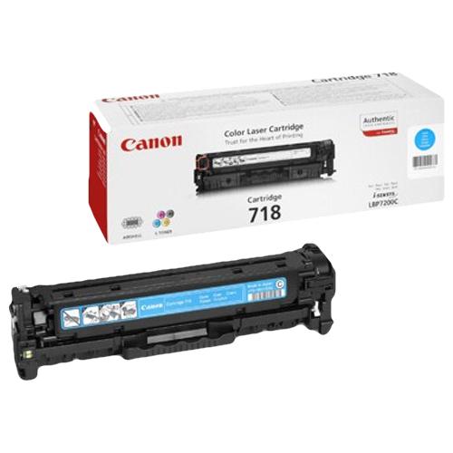 Genuine Canon 718C (2661B002) Cyan Toner Cartridge (VAT included)