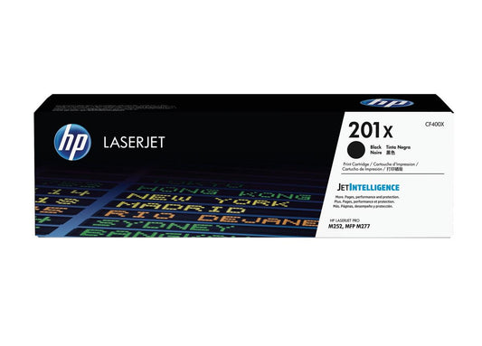 Genuine HP CF400X (201X) Black High Capacity Printer Toner Cartridge