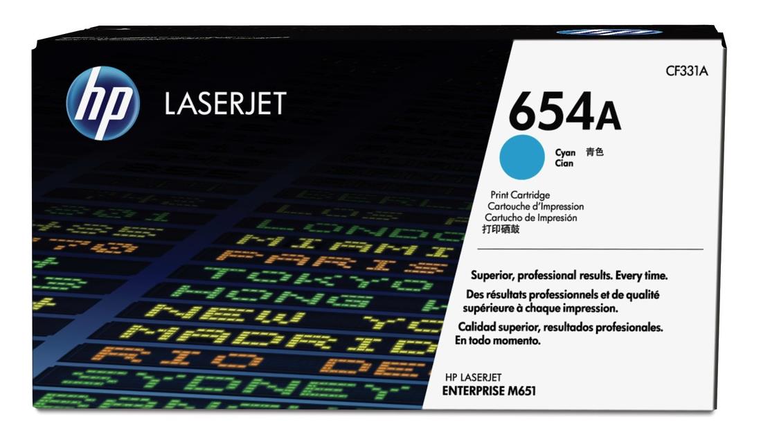 Genuine HP CF331A (654A) Cyan Toner Cartridge (VAT included)