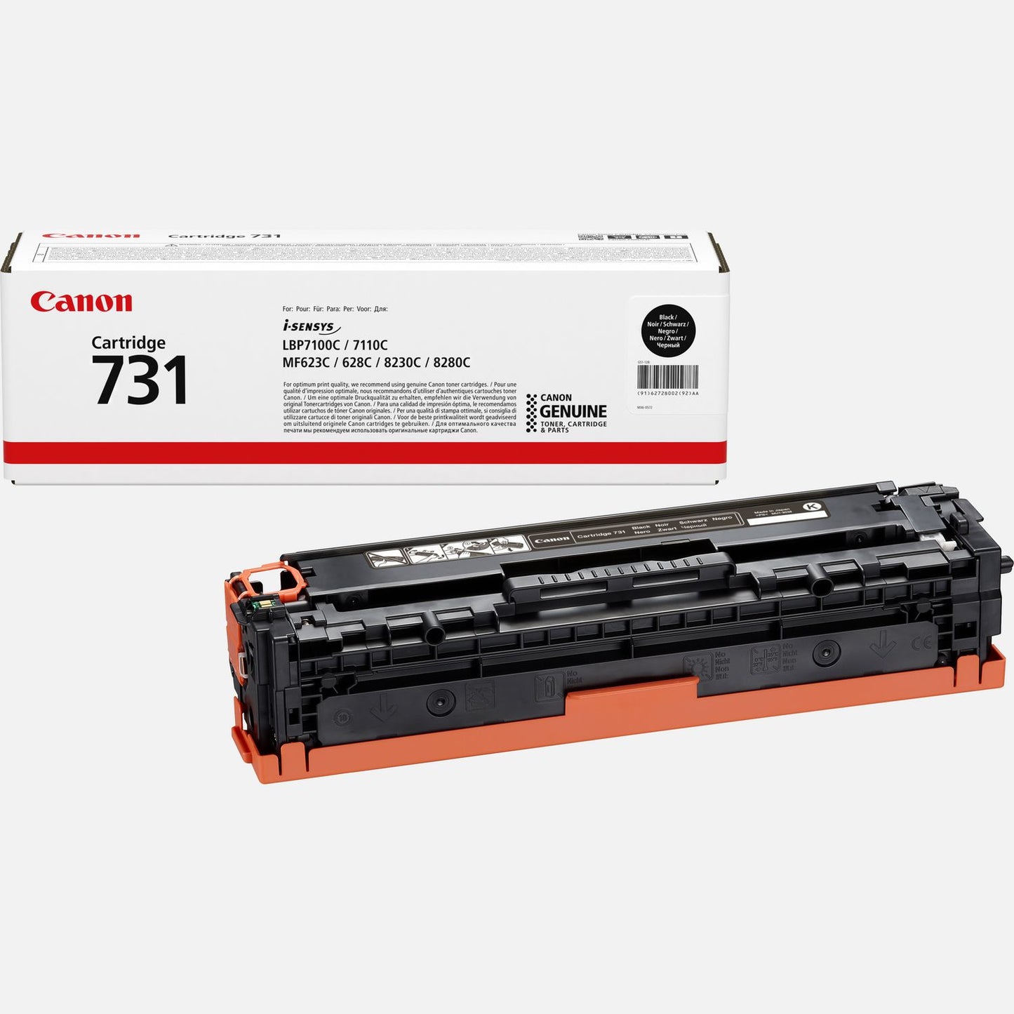 Genuine Canon 731B (6272B002) Black Toner Cartridge (VAT included)