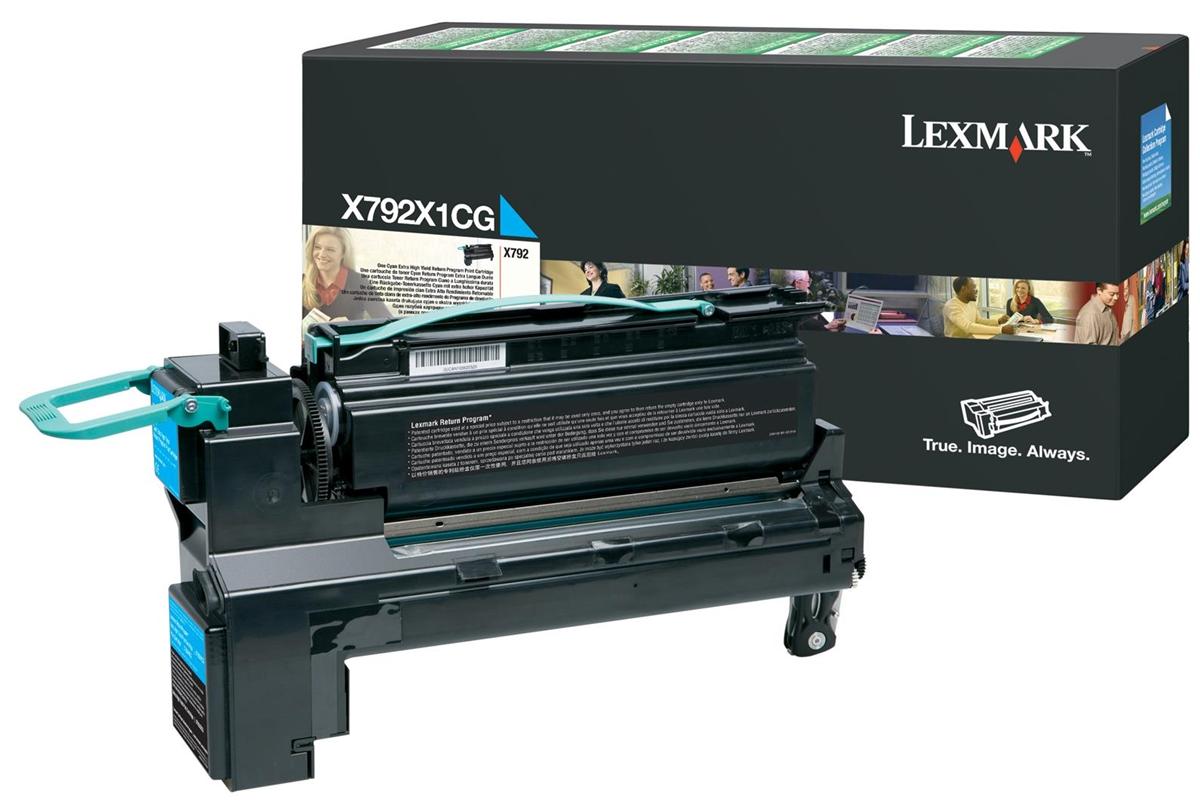 Genuine Lexmark X792X1CG  Cyan Toner Cartridge (VAT included)