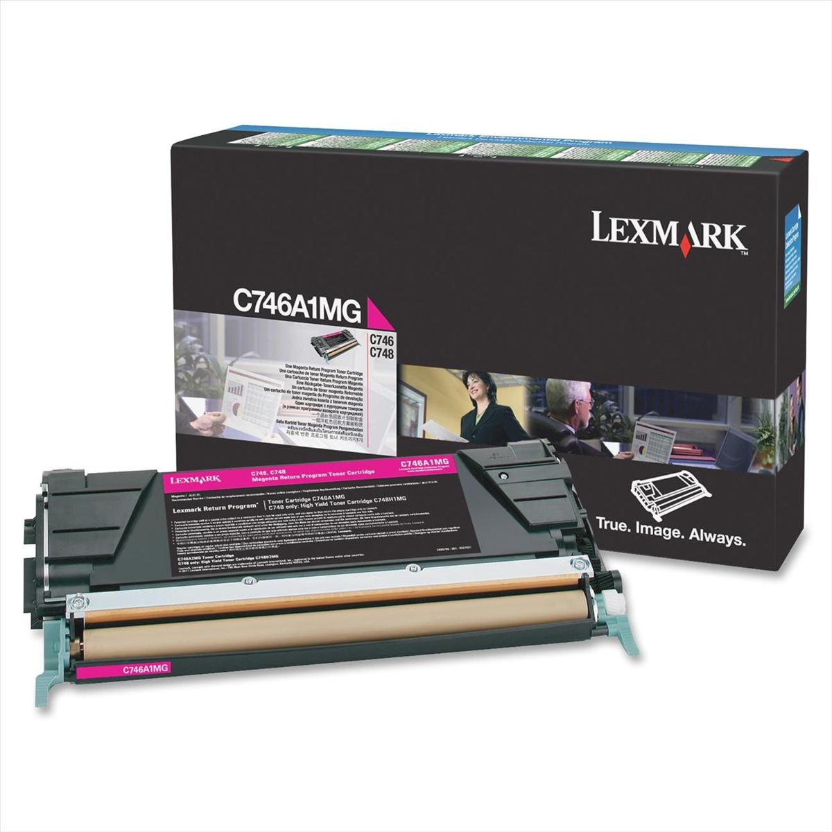 Genuine Lexmark C746A1MG  Magenta Toner Cartridge (VAT included)