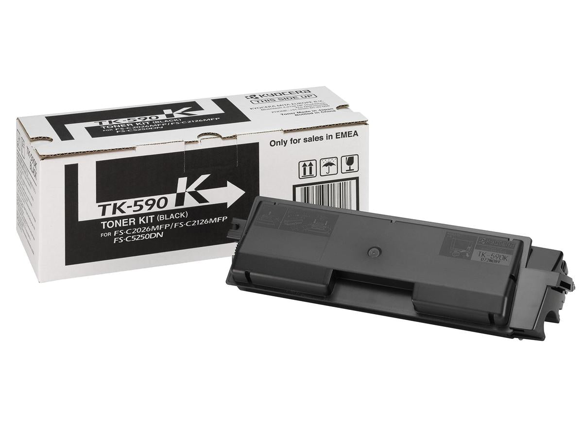 Genuine Kyocera TK-590K Black Toner Cartridge