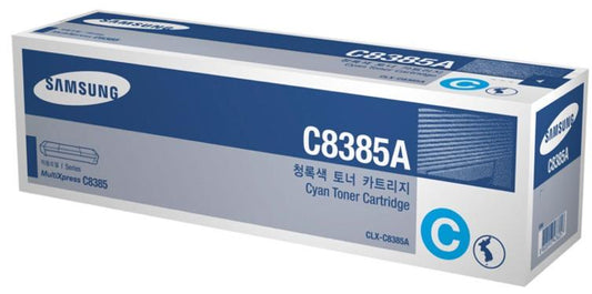 Genuine Samsung CLX-C8385A (SU579A) Cyan Toner Cartridge (VAT included)