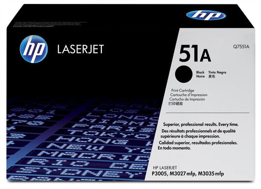 Genuine HP Q7551A (51A) Black Toner Cartridge (VAT included)