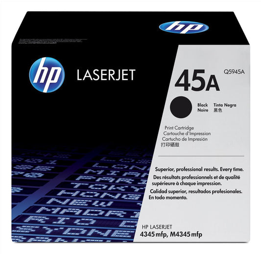 Genuine HP Q5945A (45A) Black Toner Cartridge (VAT included)