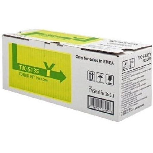 Genuine Kyocera TK-5135Y (1T02PAANL0) Yellow Toner Cartridge (VAT included)