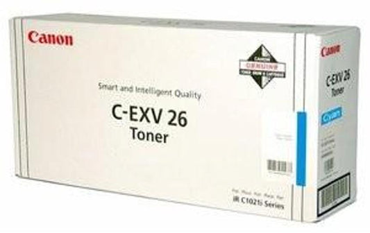 Genuine Canon C-EXV26C (1659B006) Cyan Toner Cartridge (VAT included)