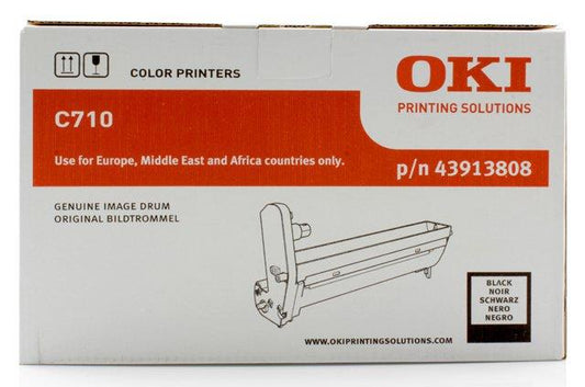 Genuine Oki 43913808 (C710) Black Drum Unit (VAT included)