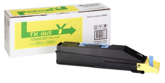 Genuine Kyocera TK-865Y (1T02JZAEU0) Yellow Toner Cartridge (VAT included)