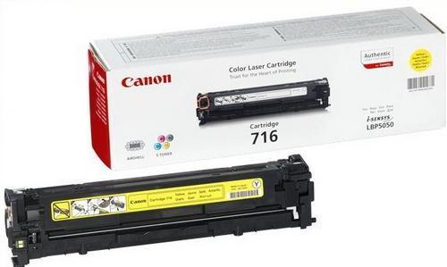 Genuine Canon 716Y (1977B002) Yellow Toner Cartridge (VAT included)