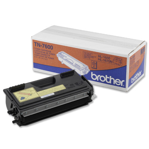 Genuine Brother TN7600 (TN-7600) Black Toner Cartridge (VAT included)