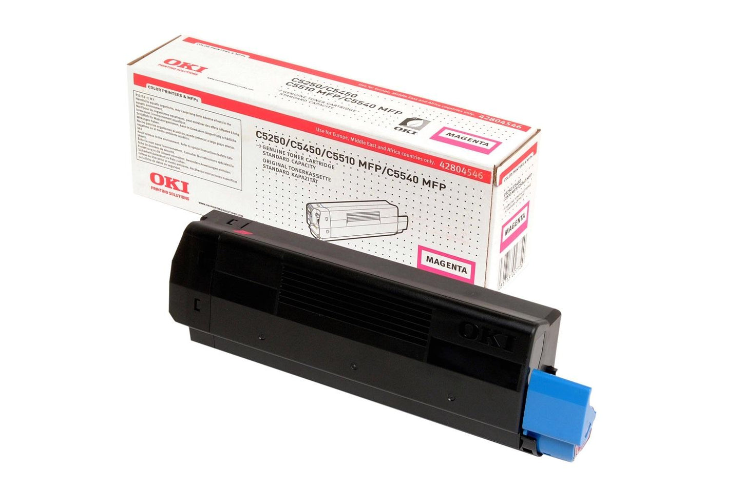 Genuine Oki 42804546 (C5250 C5450 C5510) Magenta Toner Cartridge (VAT included)