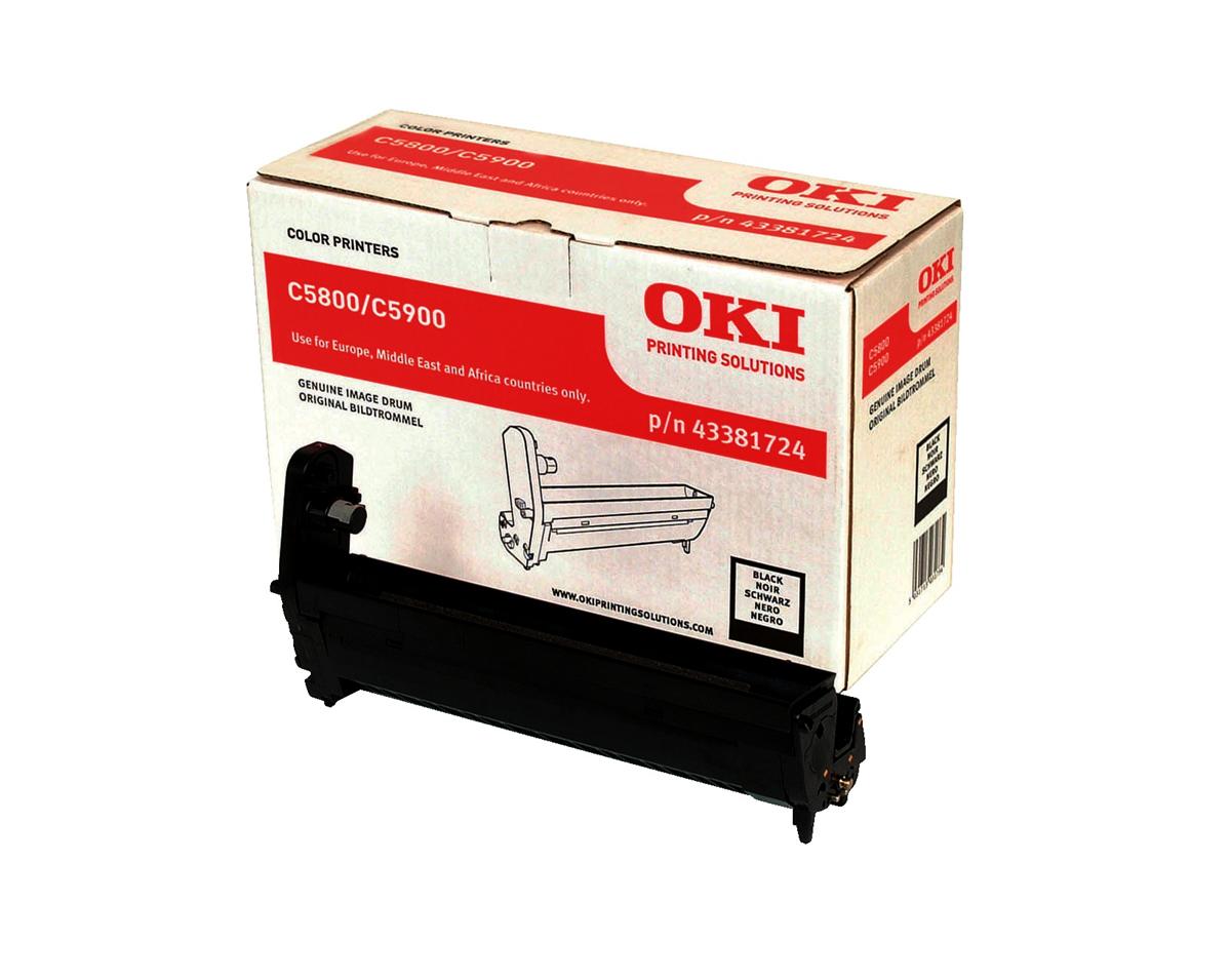 Genuine oki 43381724 (C5800/C5900) Black Drum Unit (VAT included)