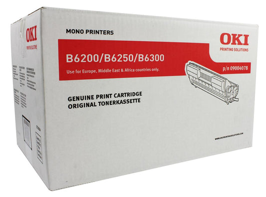 Genuine OKI 09004078 (B6200/B6250/B6300) Black Toner Cartridge (VAT included)