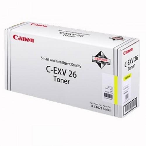 Genuine Canon C-EXV26Y (1657B006) Yellow Toner Cartridge (VAT included)