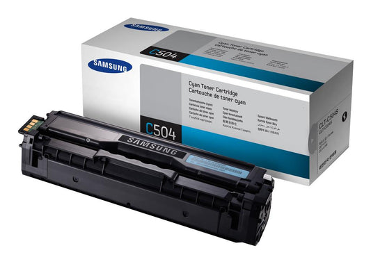 Genuine Samsung CLT-C504S (SU025A) Cyan Toner Cartridge (VAT included)