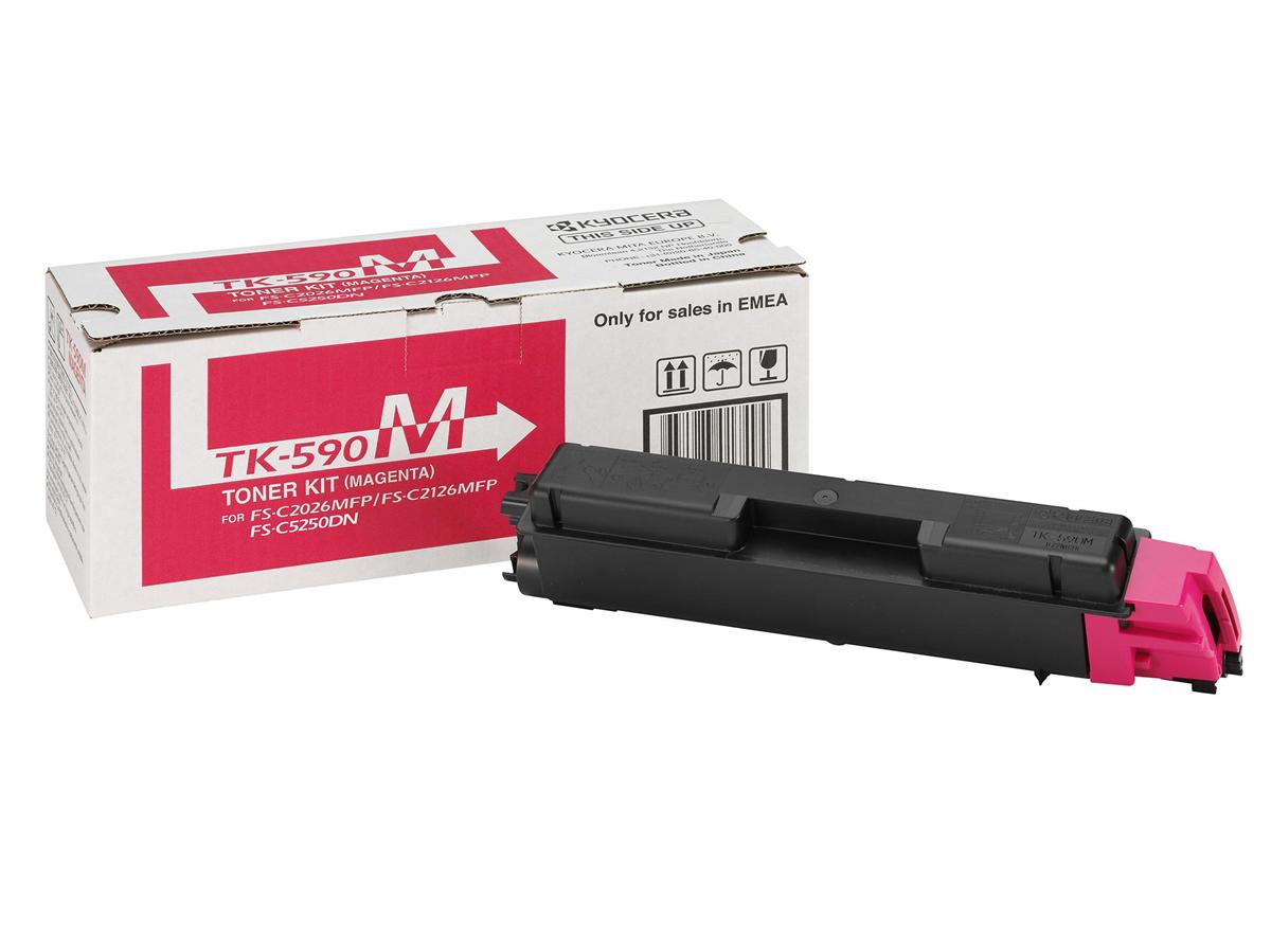 Genuine Kyocera TK-590M Magenta Toner Cartridge