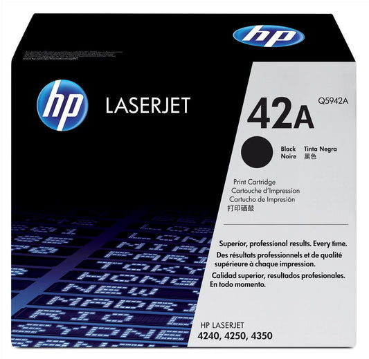 Genuine HP Q5942A (42A) Black Toner Cartridge (VAT included)