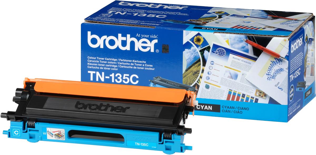 Genuine Brother TN135C (TN-135C) Cyan Toner Cartridge (VAT included)