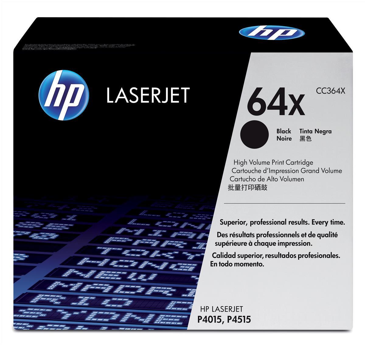 Genuine HP CC364X (64X) Black Toner Cartridge (VAT included)