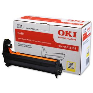 Genuine Oki 44315105 (C610) Yellow Drum Unit (VAT included)