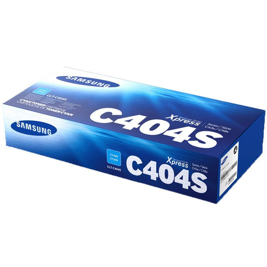 Genuine Samsung CLT-C404S (ST966A) Cyan Toner Cartridge (VAT included)