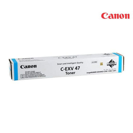 Genuine Canon C-EXV47C (8517B002) Cyan Toner Cartridge (VAT included)