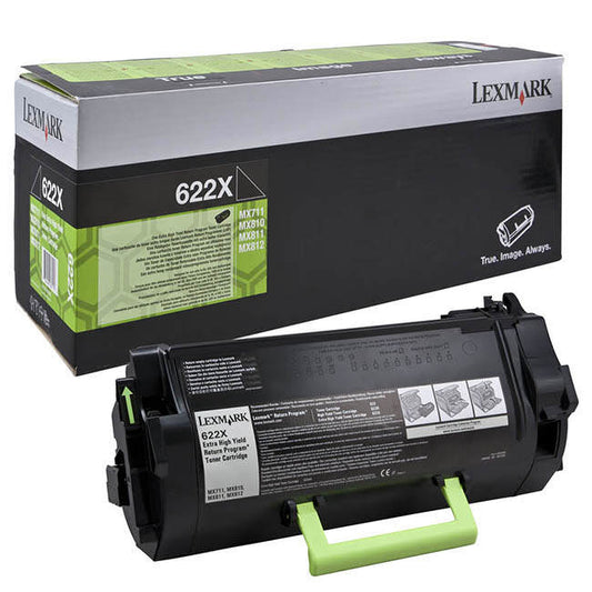 Genuine Lexmark 62D2X00 (622X) Black Toner Cartridge (VAT included)