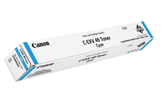 Genuine Canon C-EXV49C (8525B002) Cyan Toner Cartridge (VAT included)