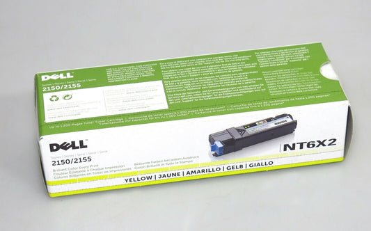 Genuine Dell 2150CN/2155cnY 593-11036 NT6X2 Standard (593-11036) Yellow Toner Cartridge (VAT included)