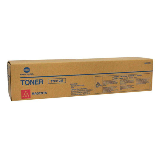 Genuine Konica Minolta TN312M (8938707) Magenta Toner Cartridge (VAT included)