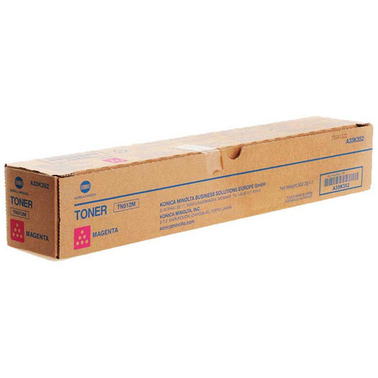 Genuine Konica Minolta TN512M (A33K352) Magenta Toner Cartridge (VAT included)