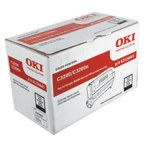 Genuine Oki 42126665 (C3200) Black Drum Unit (VAT included)