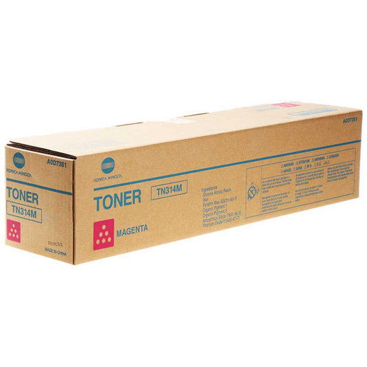 Genuine Konica Minolta TN314M (A0D7351) Magenta Toner Cartridge (VAT included)