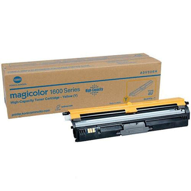 Genuine Konica Minolta A0V306H  Yellow Toner Cartridge (VAT included)