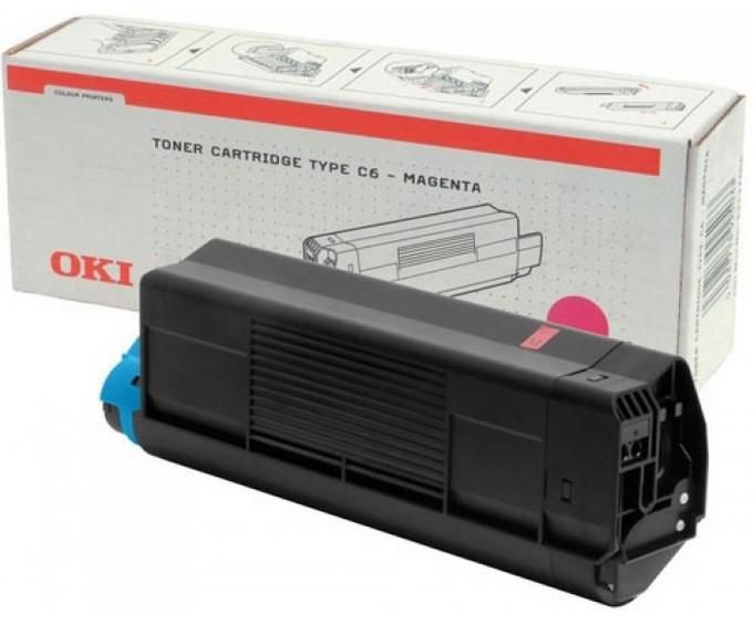 Genuine Oki 42127406 (C5100 C5200 C5300 C5400) Magenta Toner Cartridge (VAT included)