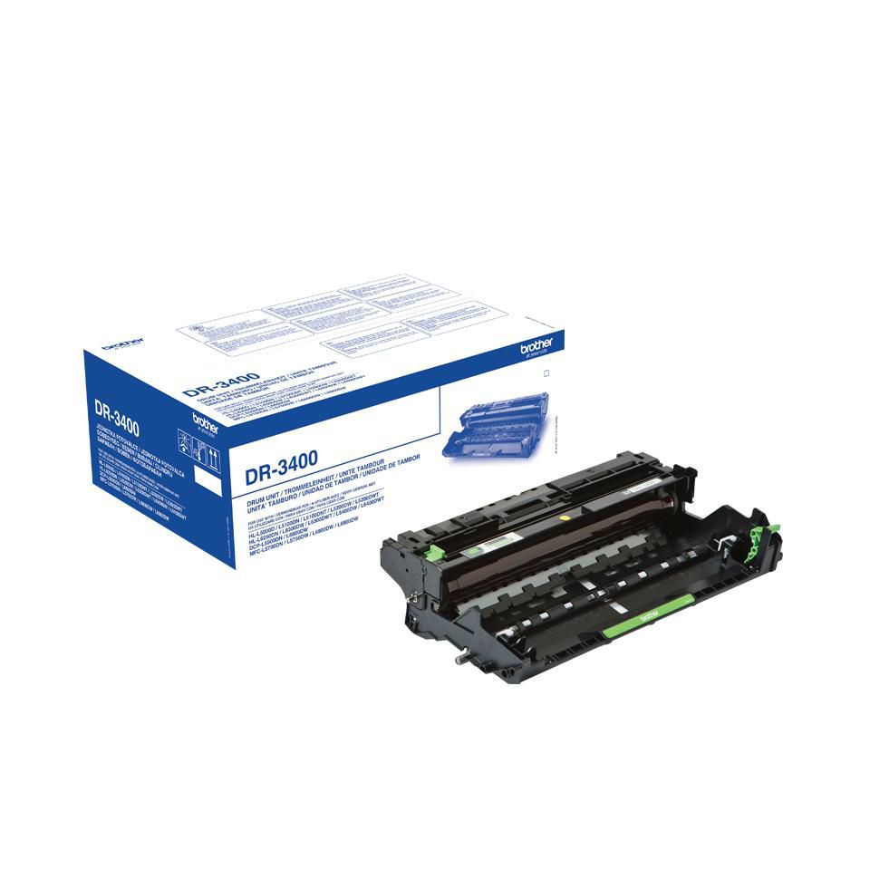 Genuine Brother DR3400 (DR-3400) Black Drum Unit (VAT included)