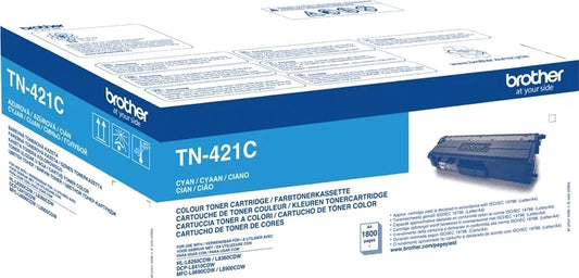 Genuine Brother TN421C (TN-421C) Cyan Toner Cartridge (VAT included)