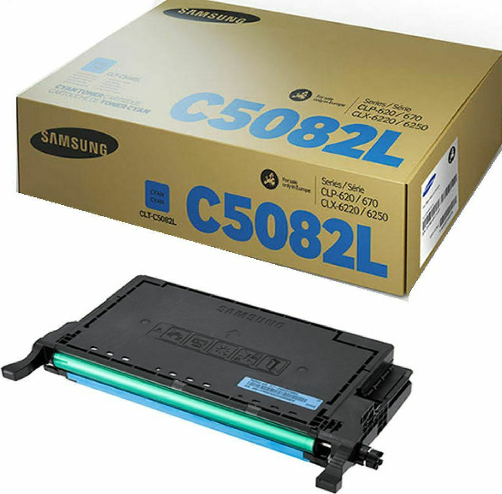 Genuine Samsung CLT-C5082L (SU055A) Cyan Toner Cartridge (VAT included)