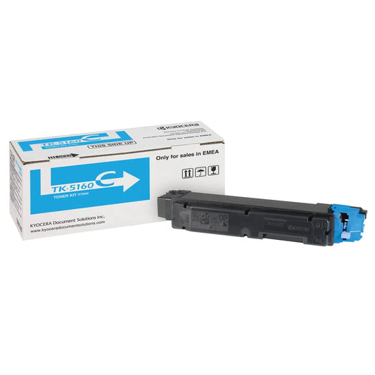 Genuine Kyocera TK-5160C (1T02NTCNL0) Cyan Toner Cartridge (VAT included)