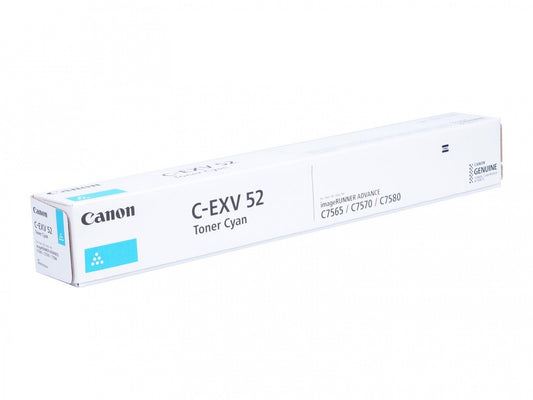 Genuine Canon C-EXV52C (0999C002) Cyan Toner Cartridge (VAT included)